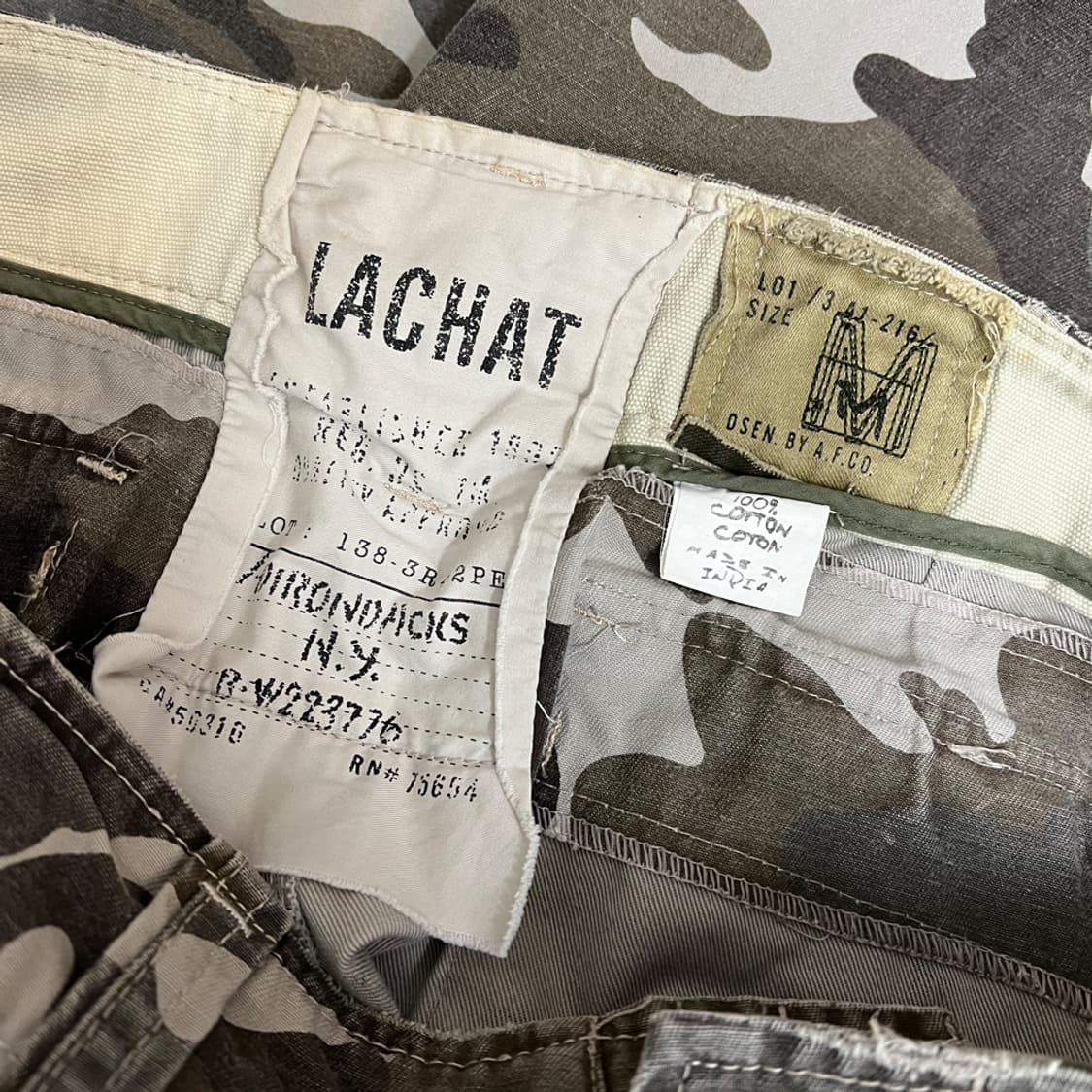 LACHAT 빈티지 밀리터리 카고 팬츠 M 상품이미지4
