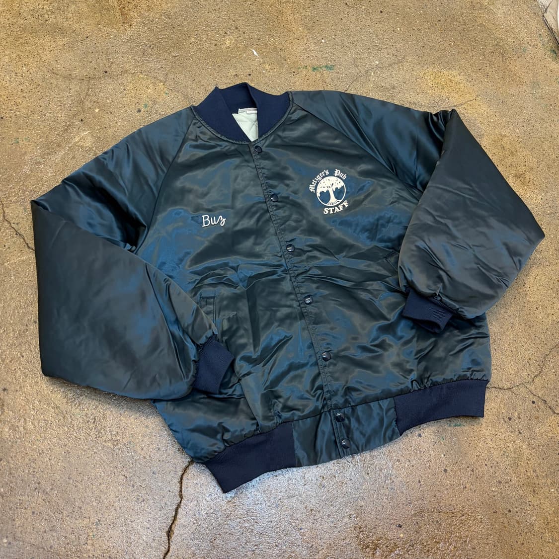 레어 90s Made in USA 하트웰 사틴 자켓 패딩자켓 상품이미지2