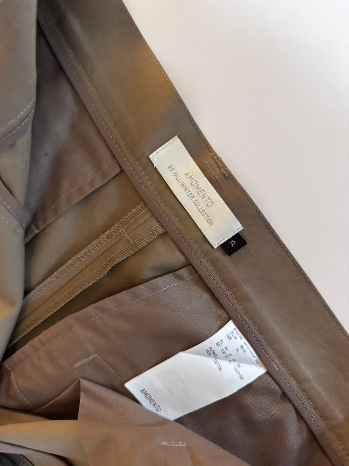 AMOMENTO MEN MENS SNAP GARCONNE PANTS 상품이미지2