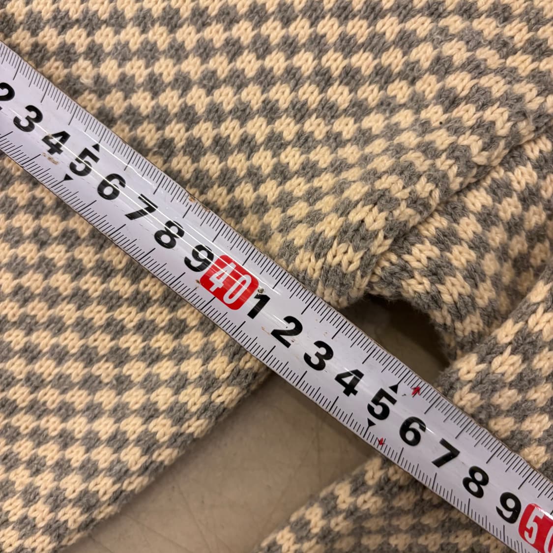 플랙 컬러블럭 쿼터 집업 니트 상품이미지5