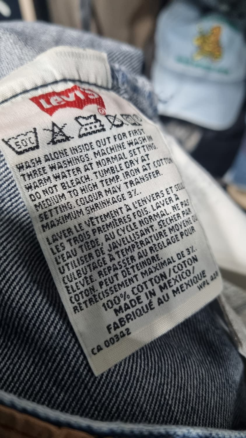 리바이스 레트로 (501) 34사이즈 얼룩 하자 없음 상품이미지5