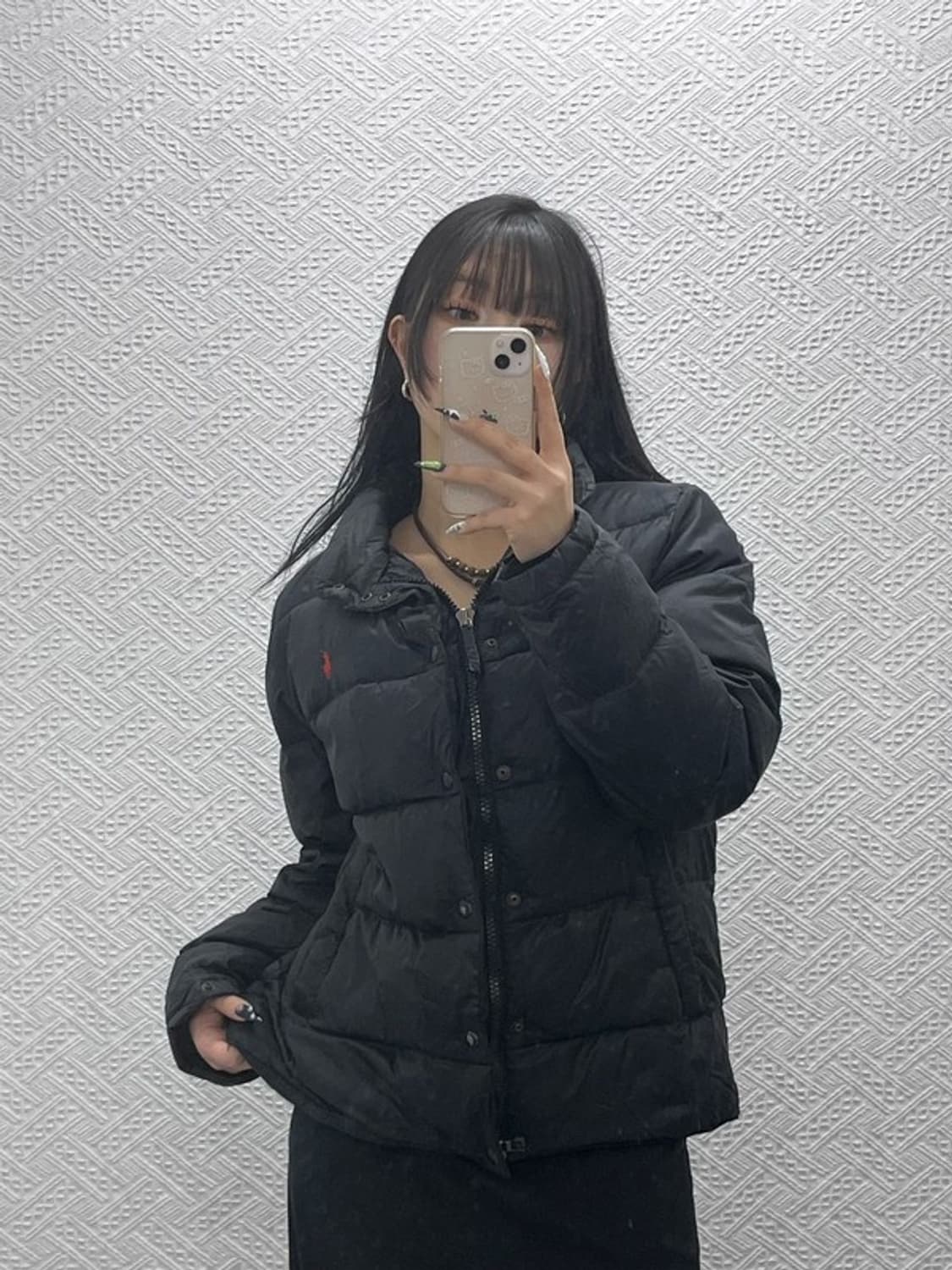 폴로 랄프로렌 모던 시크 캐주얼 레드포니 패딩 M C08770 상품이미지1