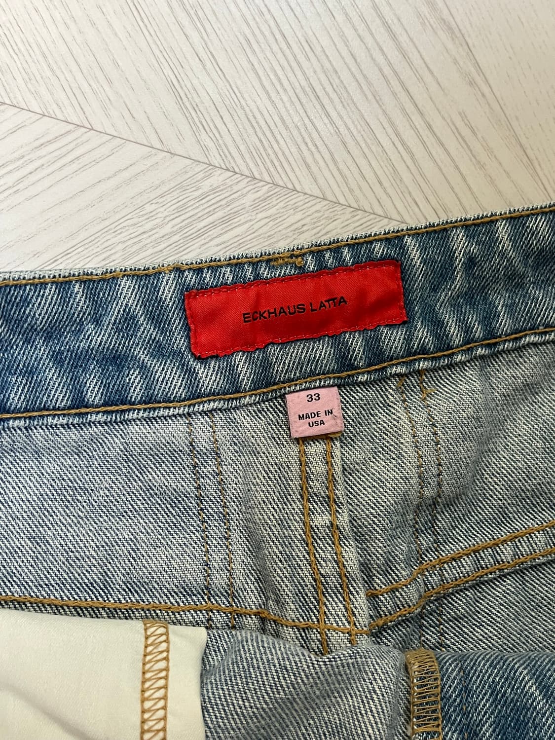 에크하우스 라타 와이드 레그 데님 (33) 상품이미지5