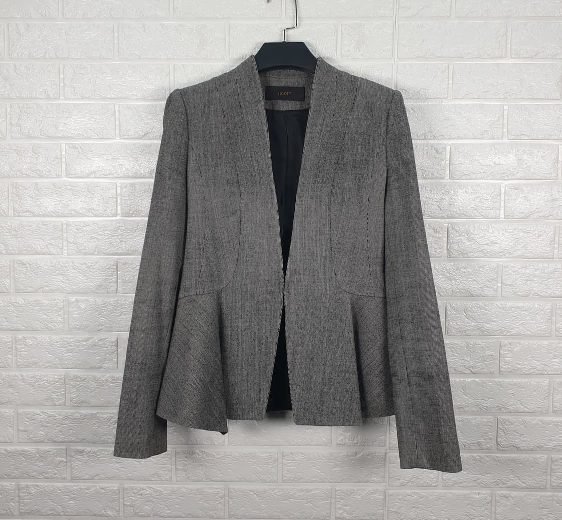 [66]지고트 페플럼 노카라 자켓 상품이미지2