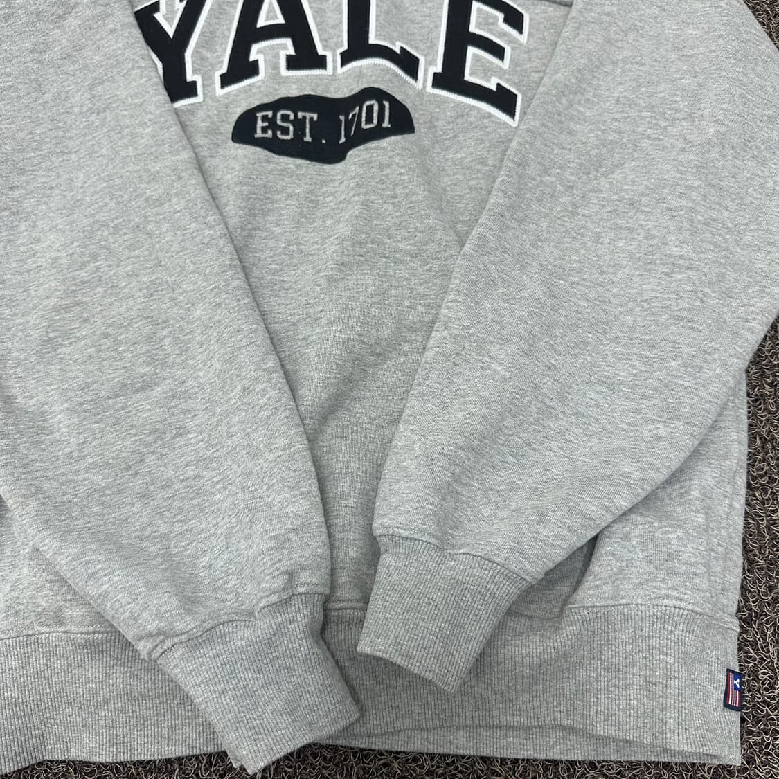 YALE 예일 후드티 그레이 L 상품이미지5