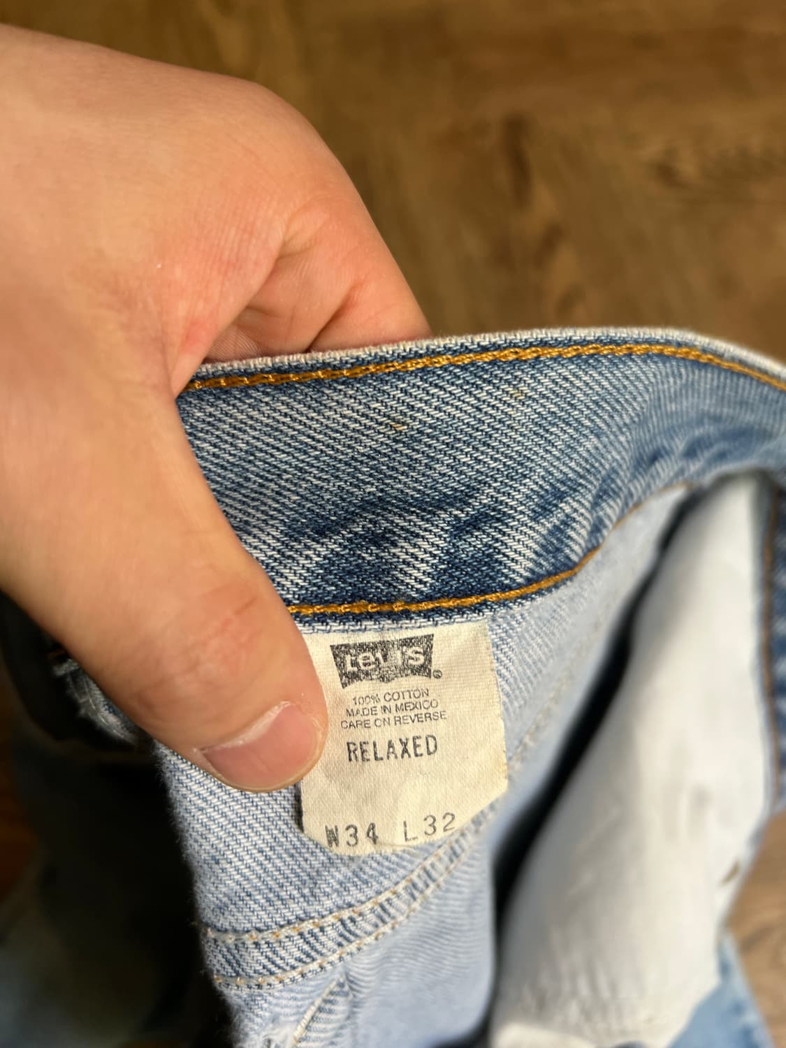 [34]00's 리바이스 시그니처 USA 540 배기 릴렉스핏 데님 팬츠 상품이미지8