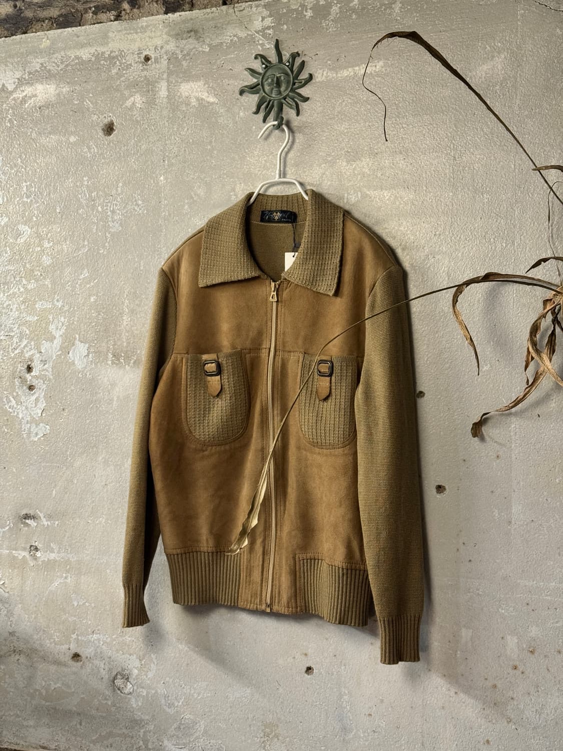 S-M ) VINTAGE French Suede Blouson 상품이미지1