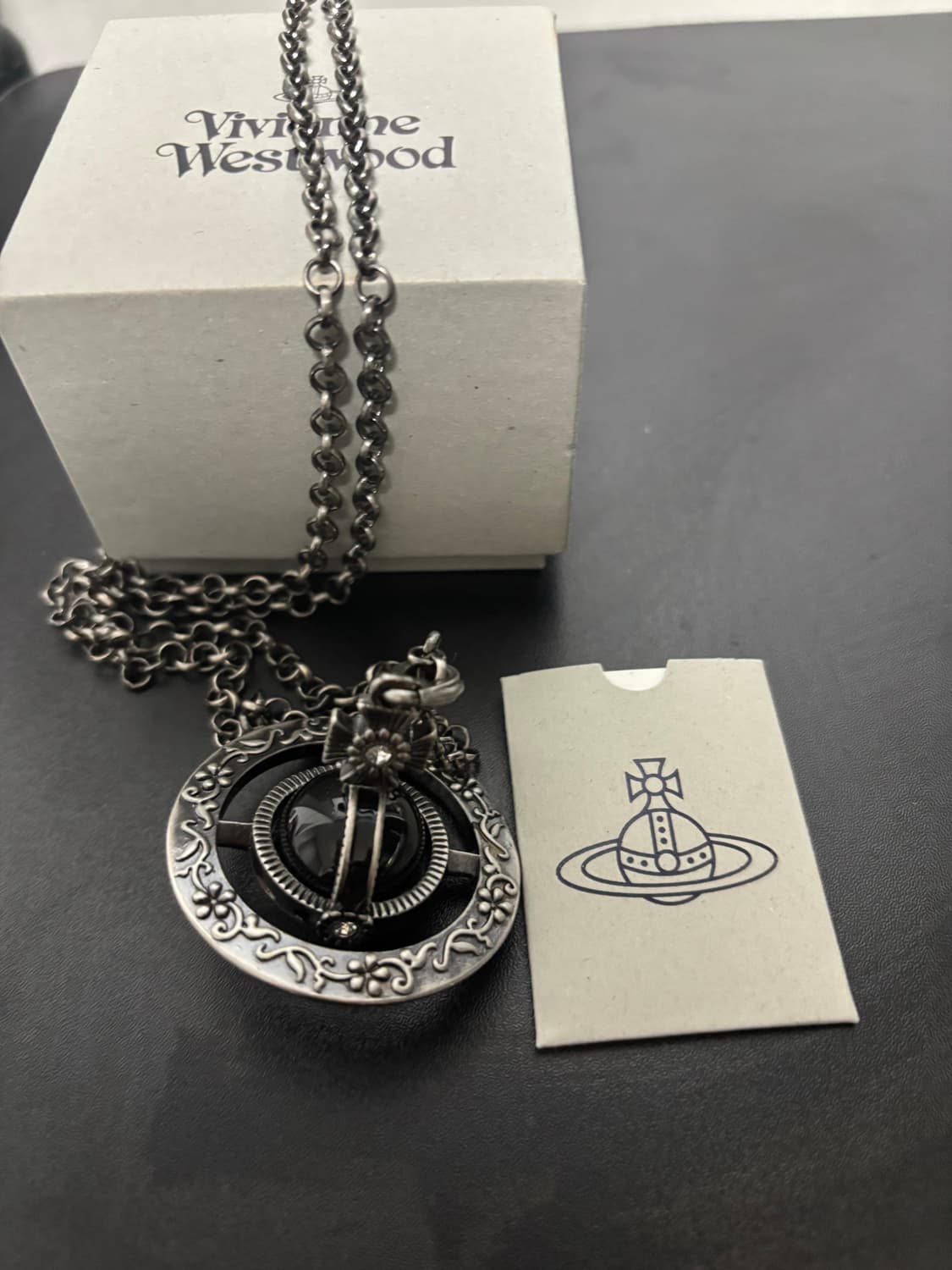 Vivienne Westwood ORB 실버 목걸이 / 풀구성 상품이미지2