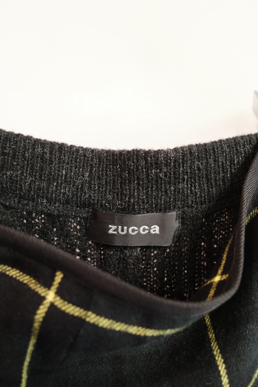 ZUCCA 사이드 집업 투패턴 울 스커트 (28~34인치) 상품이미지7