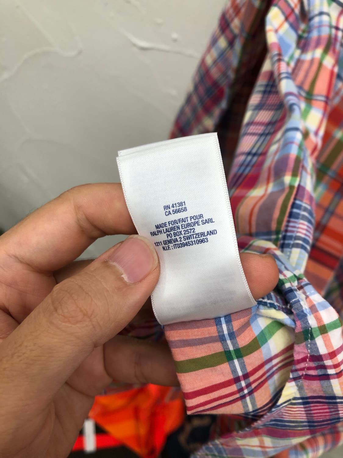 폴로 체크 셔츠 상품이미지4