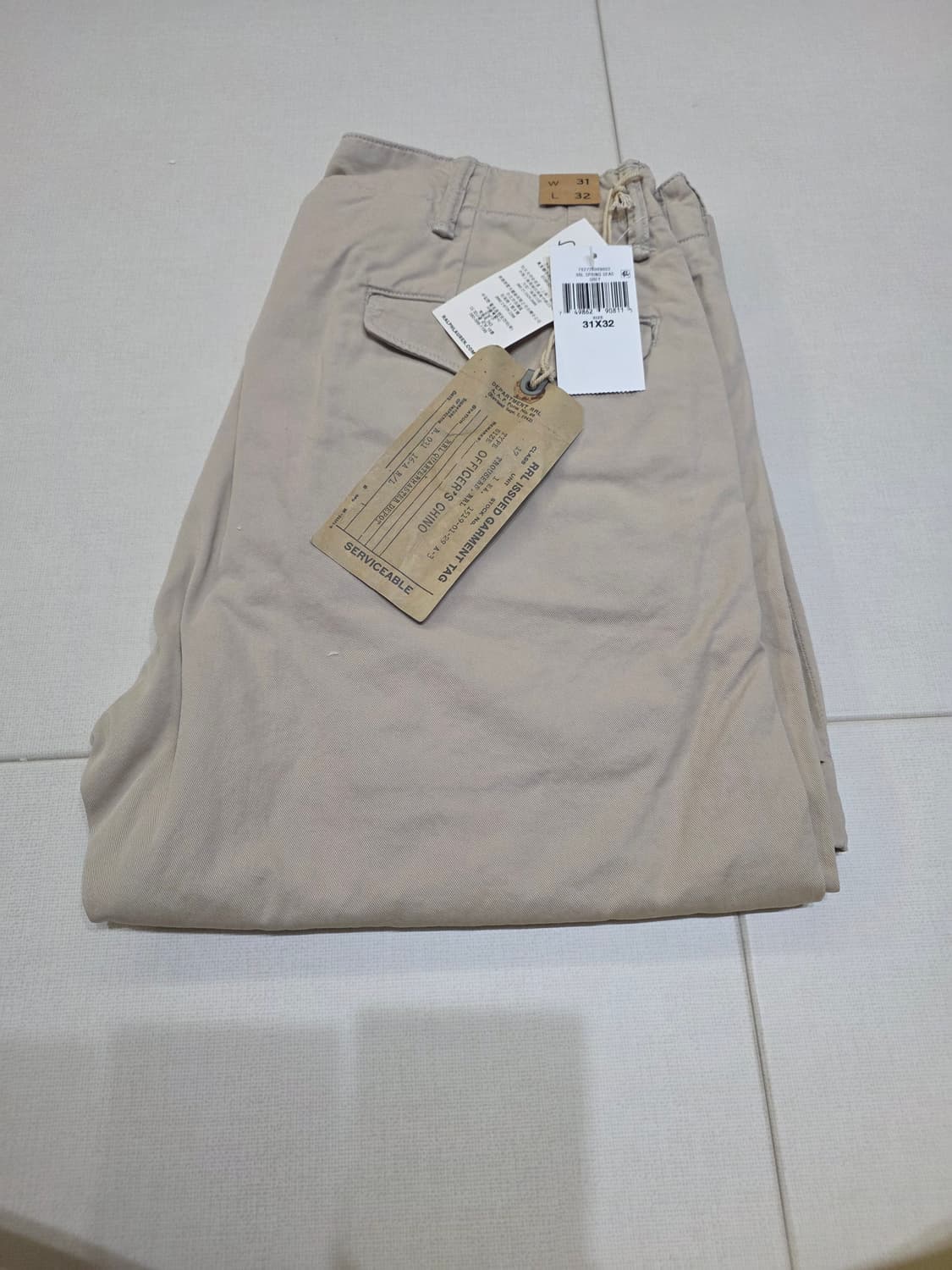 RRL 오피서 치노 면바지 스톤 베이지 상품이미지1