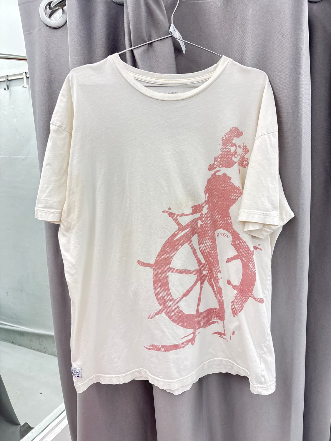 US 빈티지 더블 스티치 그래픽 티셔츠 상품이미지1