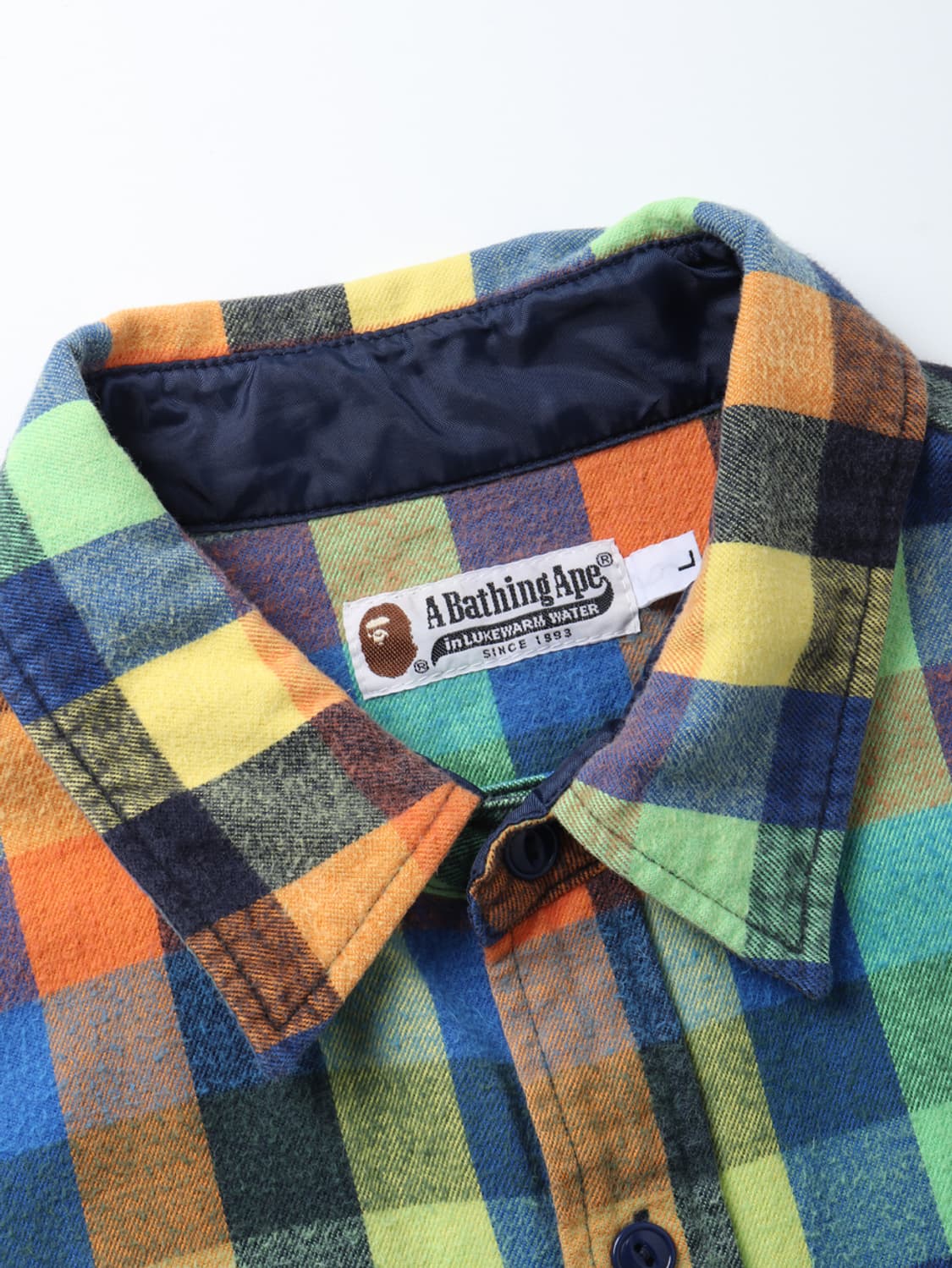 베이프 A BATHING APE Plaid Flannel Shirt 상품이미지4