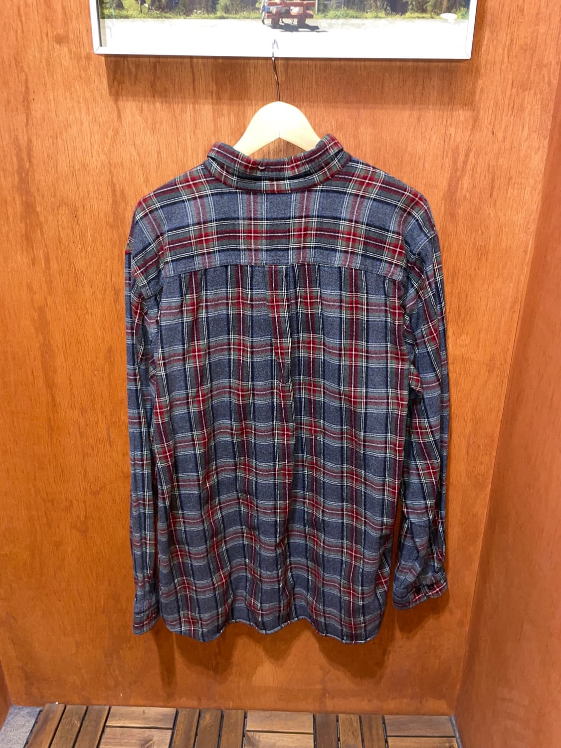 (XL) L.L.Bean 엘엘빈 플란넬 체크 셔츠  상품이미지4