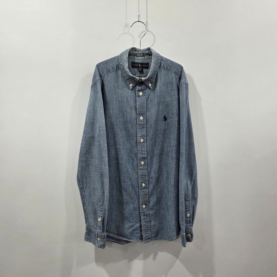 폴로랄프로렌 보이즈 샴브레이 버튼다운 셔츠 L(14/16) 상품이미지1