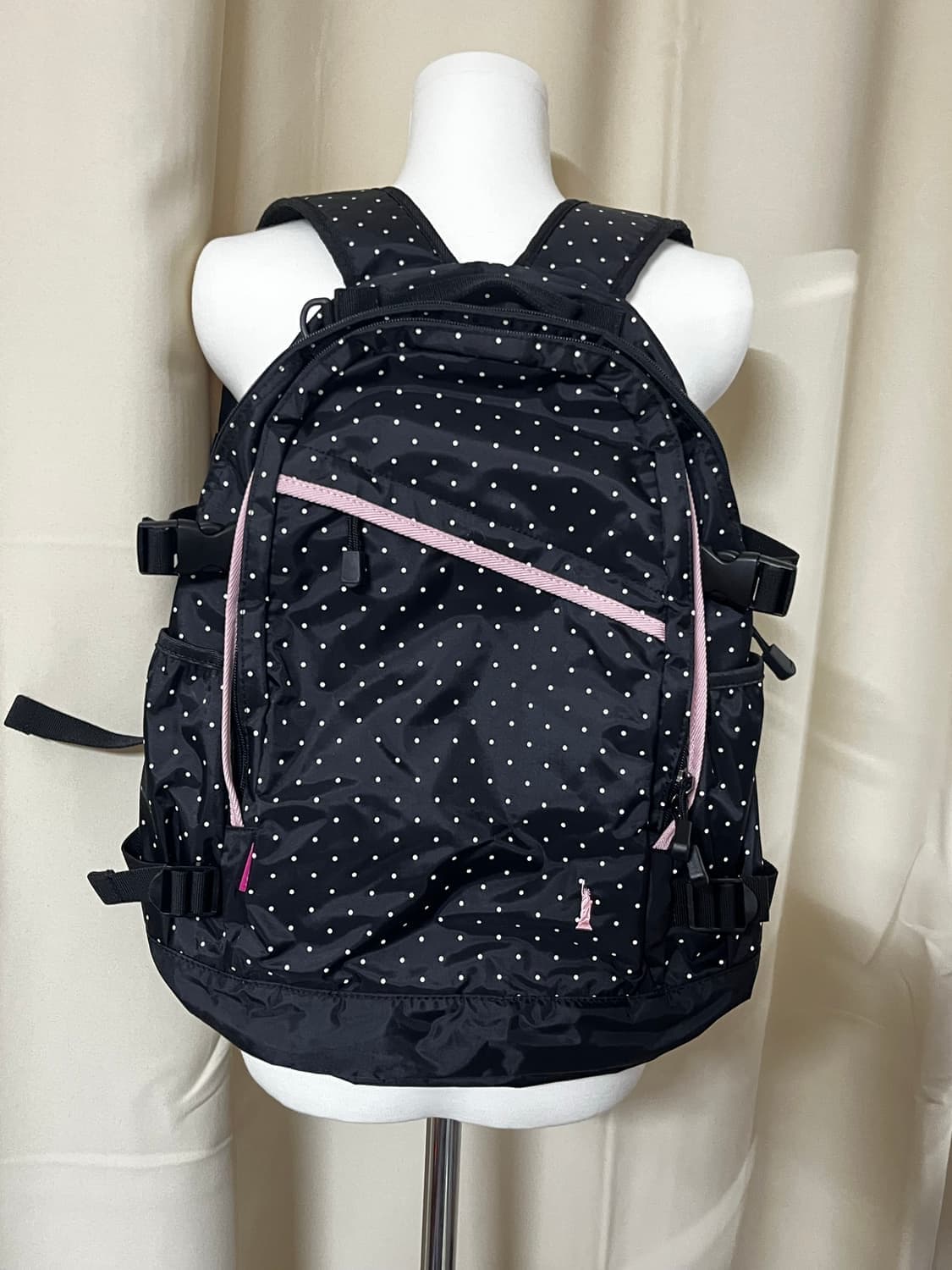 핑크 도트 이스트보이 백팩 💕 상품이미지2