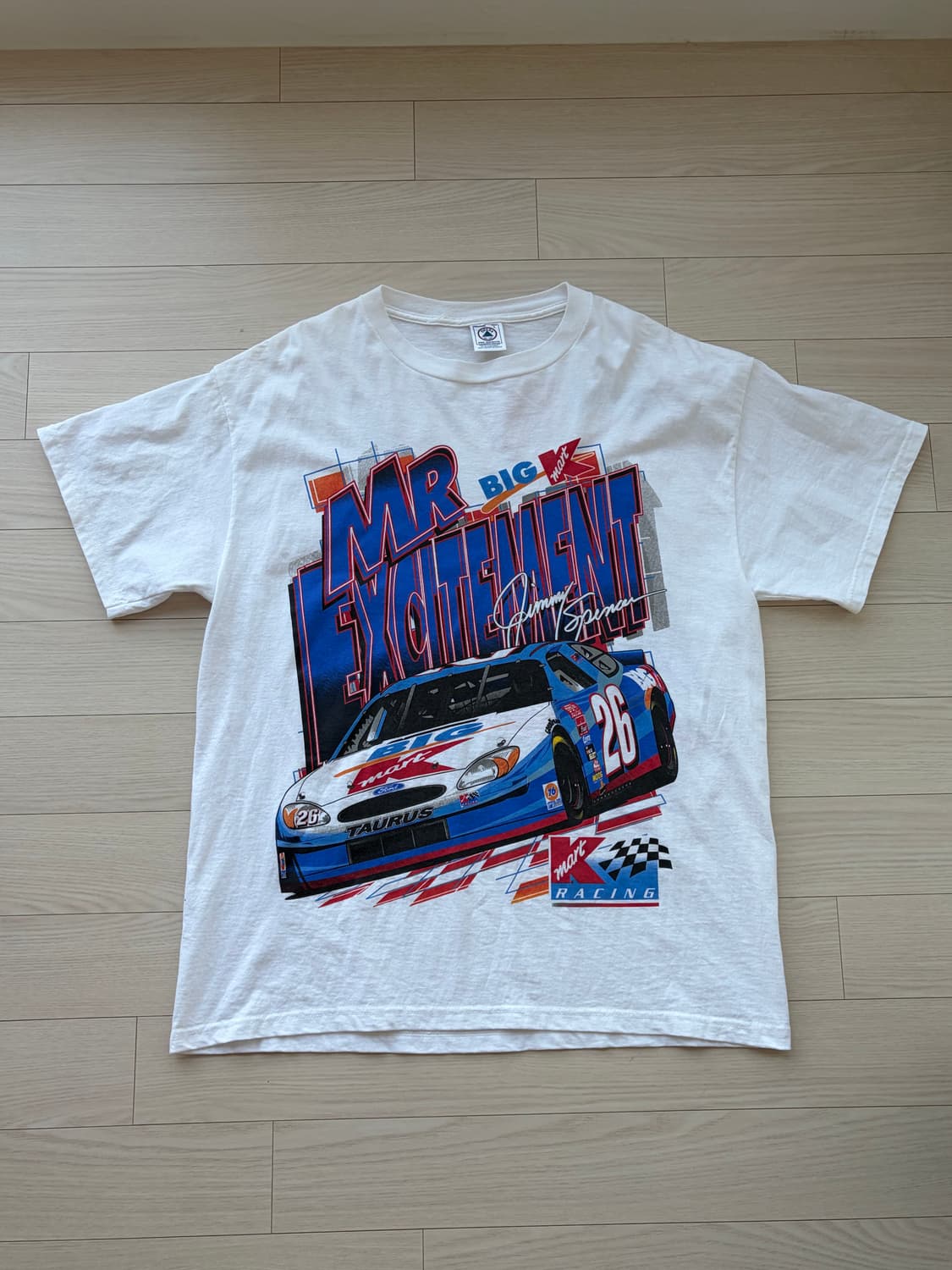 00s Y2K NASCAR 빈티지 프로모 티셔츠 L (103) 상품이미지2