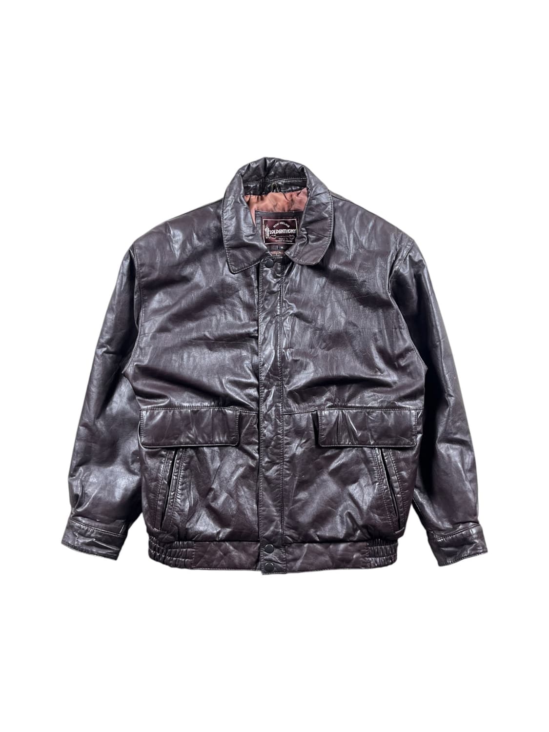 Vintage 소가죽 붐버자켓 상품이미지1