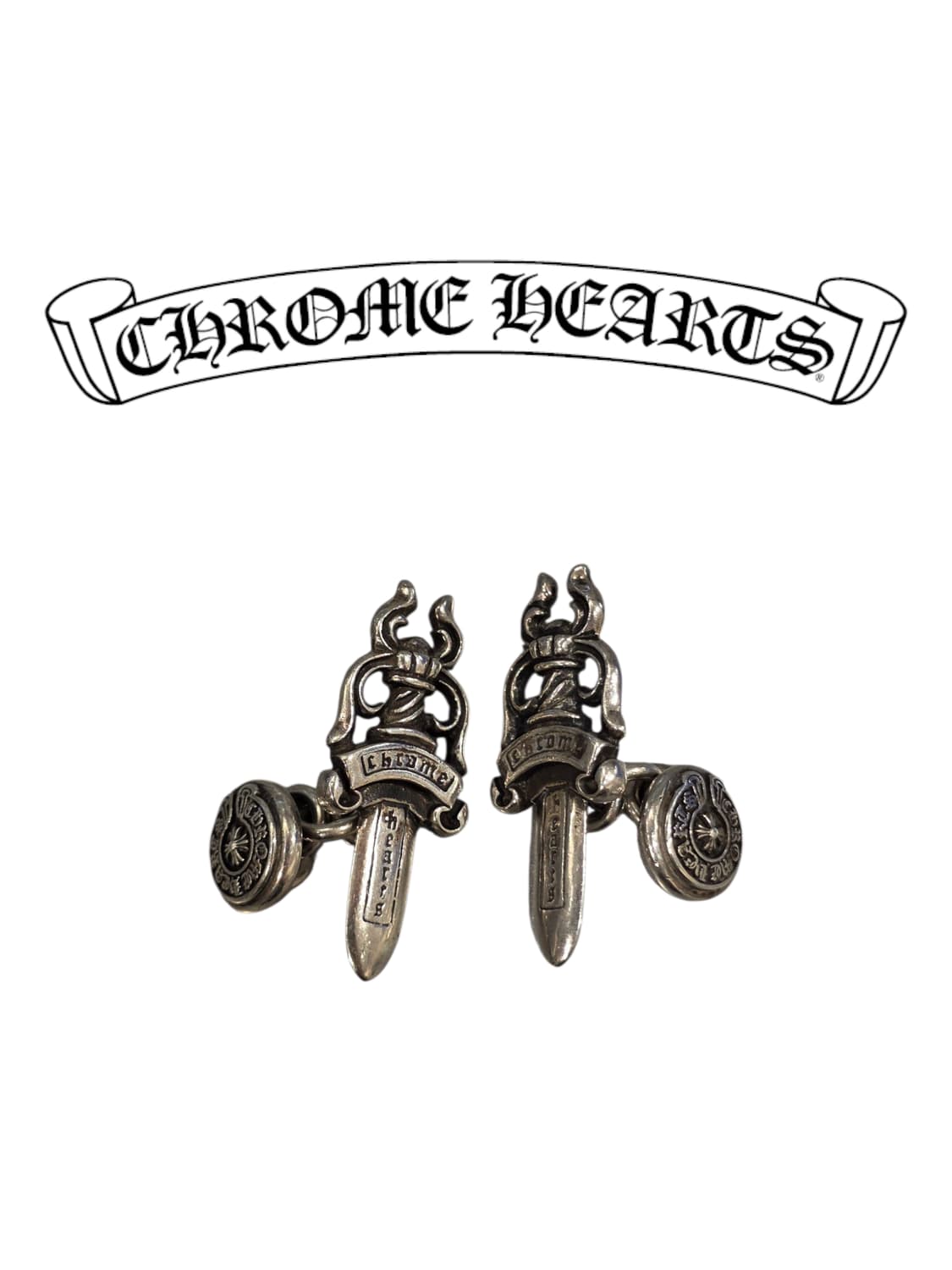[OS] 크롬하츠 대거 커프스링크 chromehearts 상품이미지1