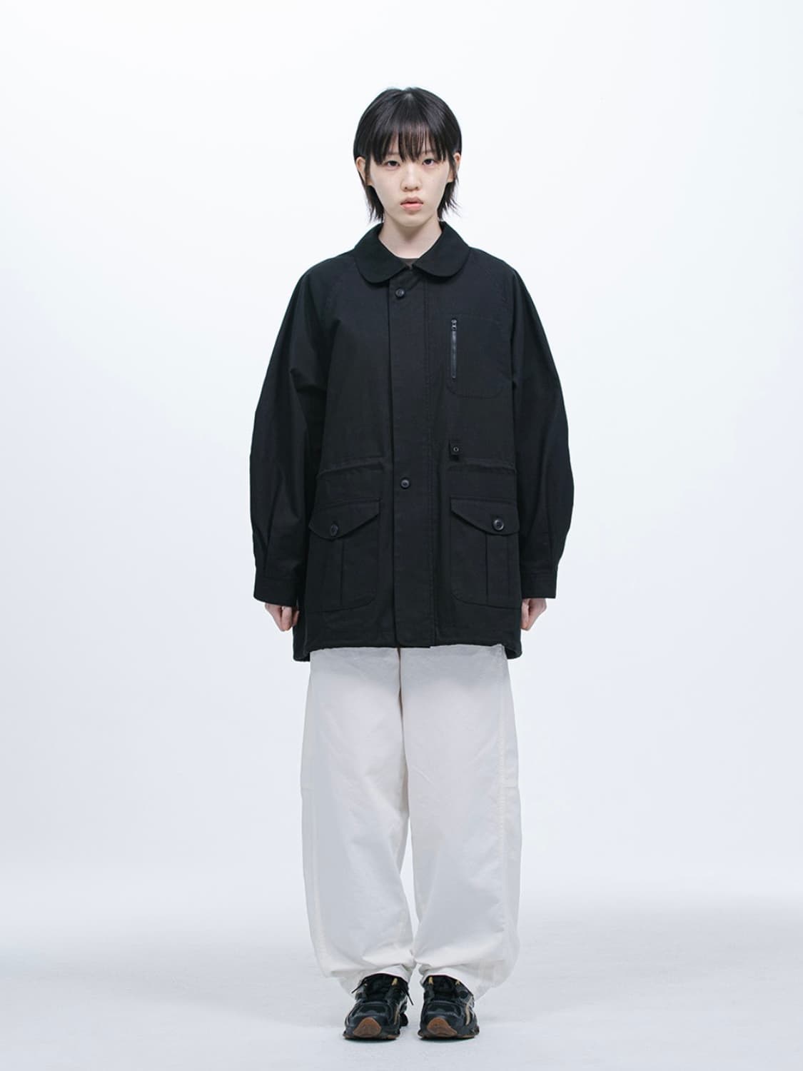 오헤시오 트렌치 카라 점퍼 상품이미지2