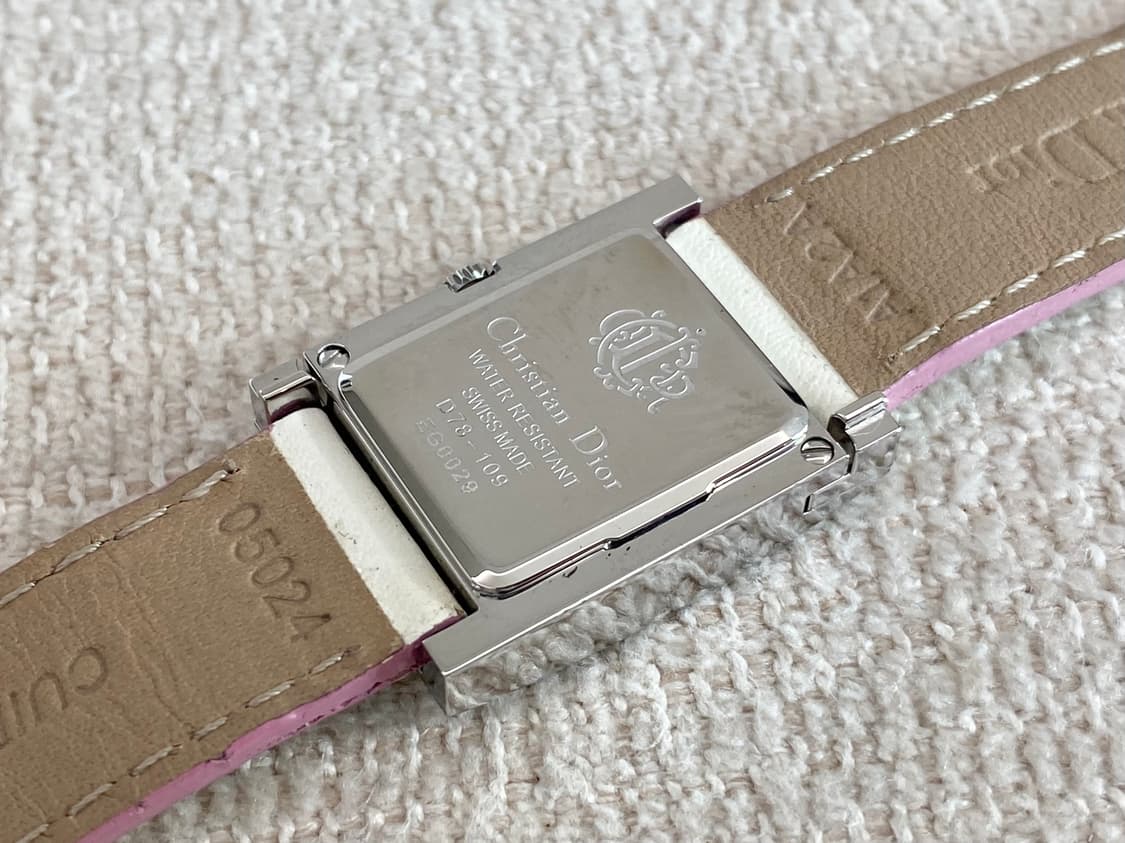 크리스찬 디올 마리스 화이트 자개 다이얼 쿼츠 상품이미지10