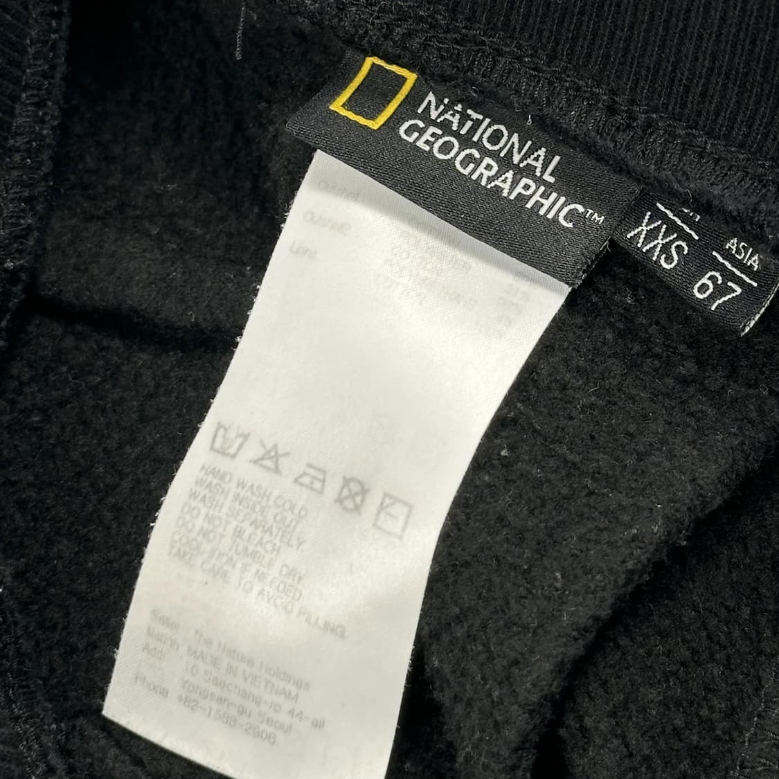 내셔널지오그래픽 (내셔널) 블랙 츄리닝바지 (XXS 여성추천) 상품이미지5