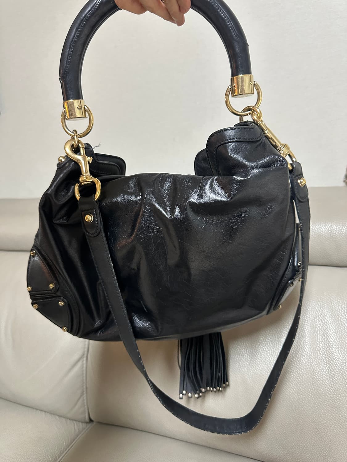 구찌 빈티지 파이톤 인디백 상품이미지2