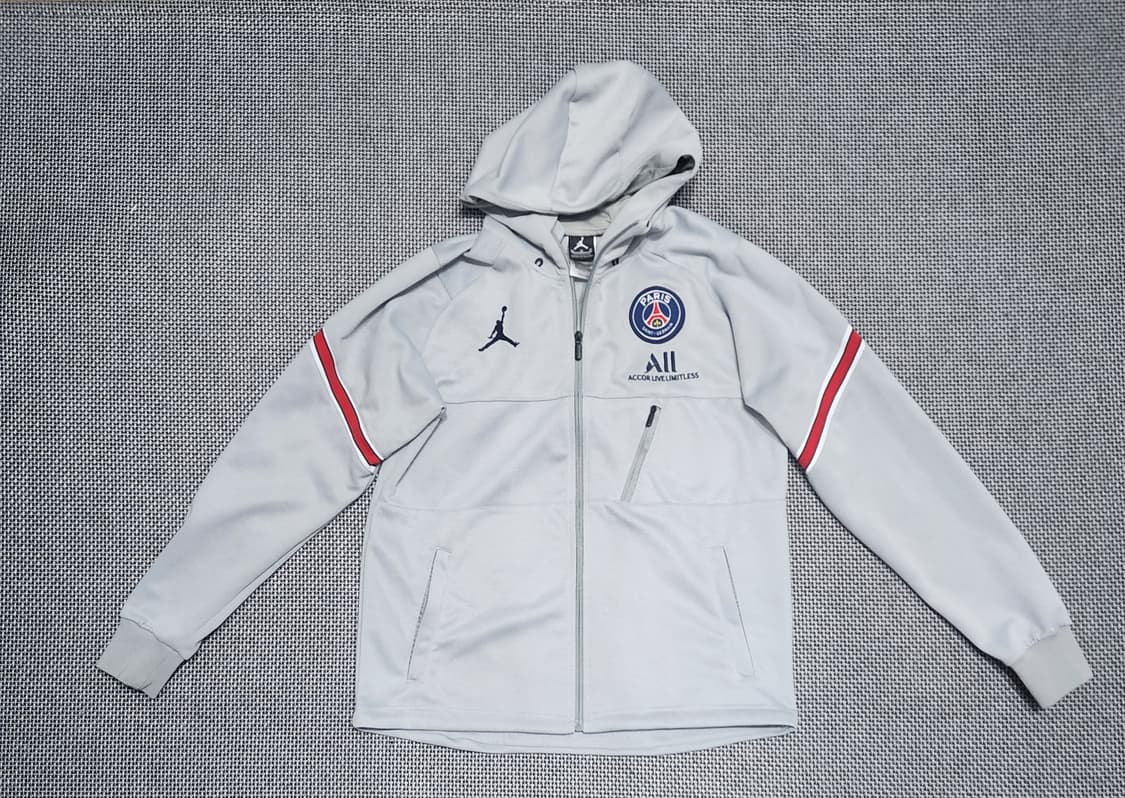 파리생제르망 후드집업 그레이 상품이미지1