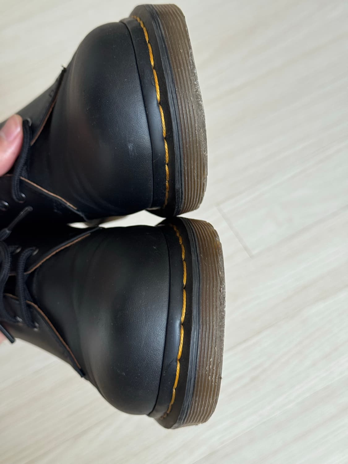 [260] 닥터마틴 1461 나파(Nappa) 블랙 3홀 상품이미지10