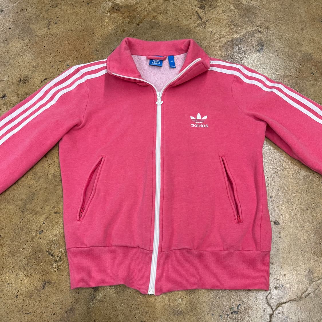 아디다스 핑크 파이어버드 져지 트랙탑 100 상품이미지3