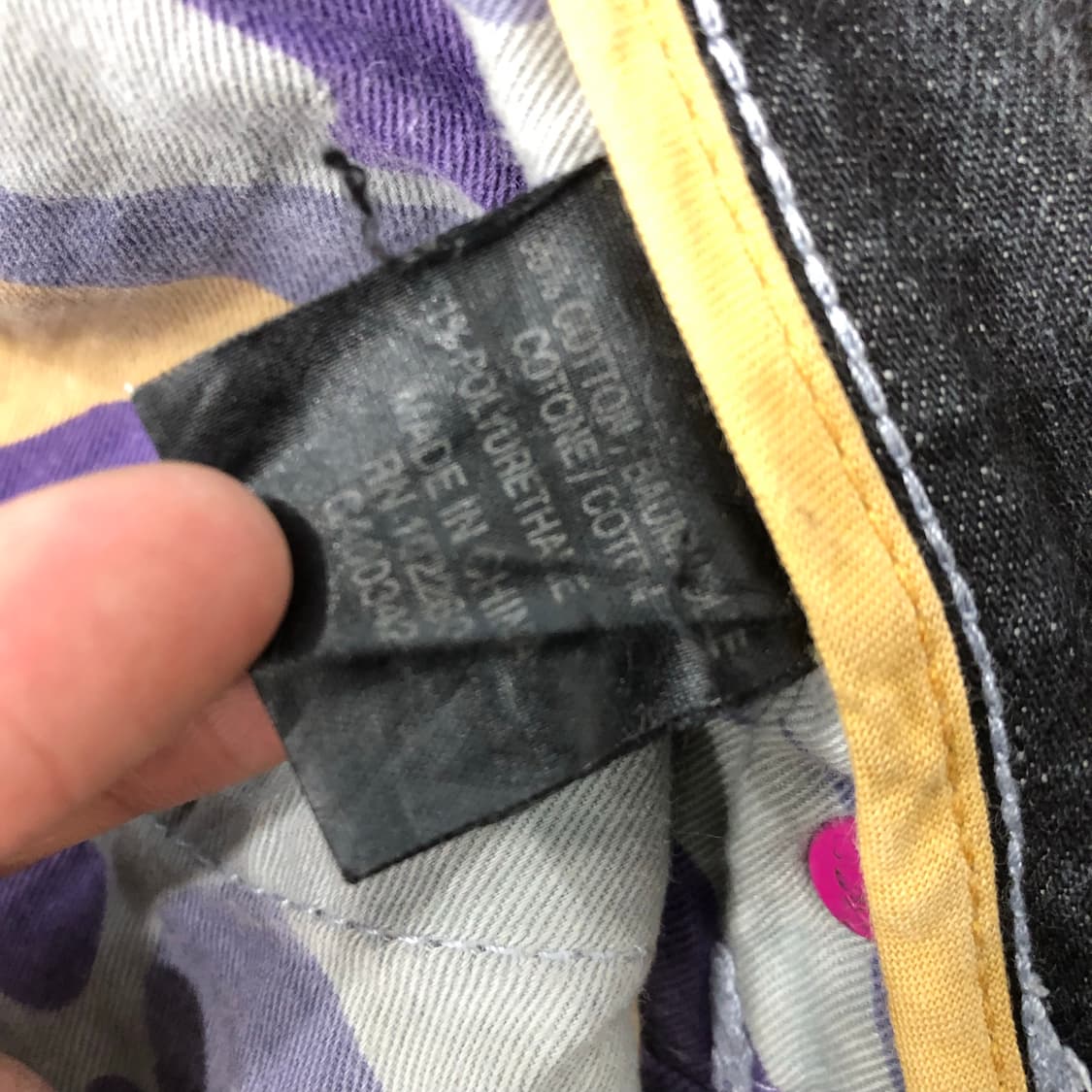 리바이스 앤디워홀 스트레이트 블랙 워싱 데님 팬츠 상품이미지9