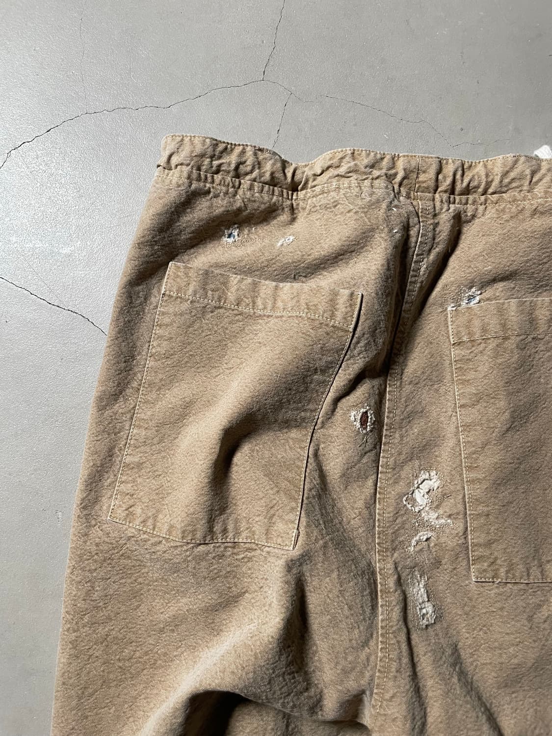 H•d **다이닝 크랙무드 데미지 패치워크 팬츠** 상품이미지7