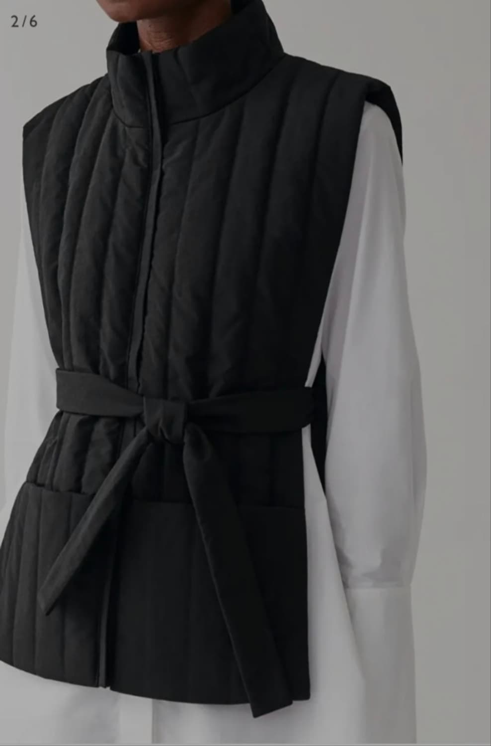 (COS 정품) 코스 벨티드 패딩 조끼 / 퀼팅 베스트 상품이미지3