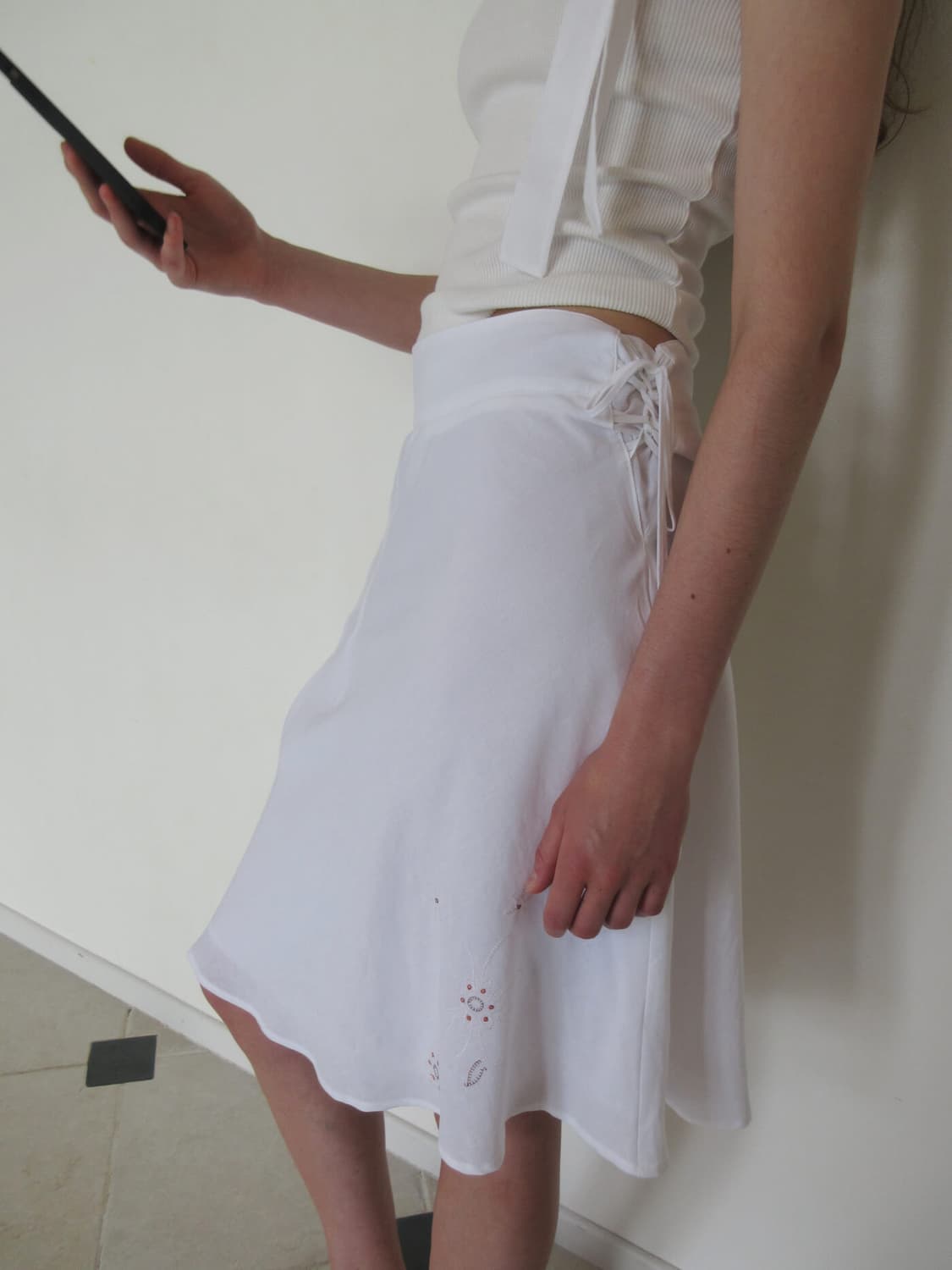 스무드무드 Arabella Embroidery Skirt 상품이미지2