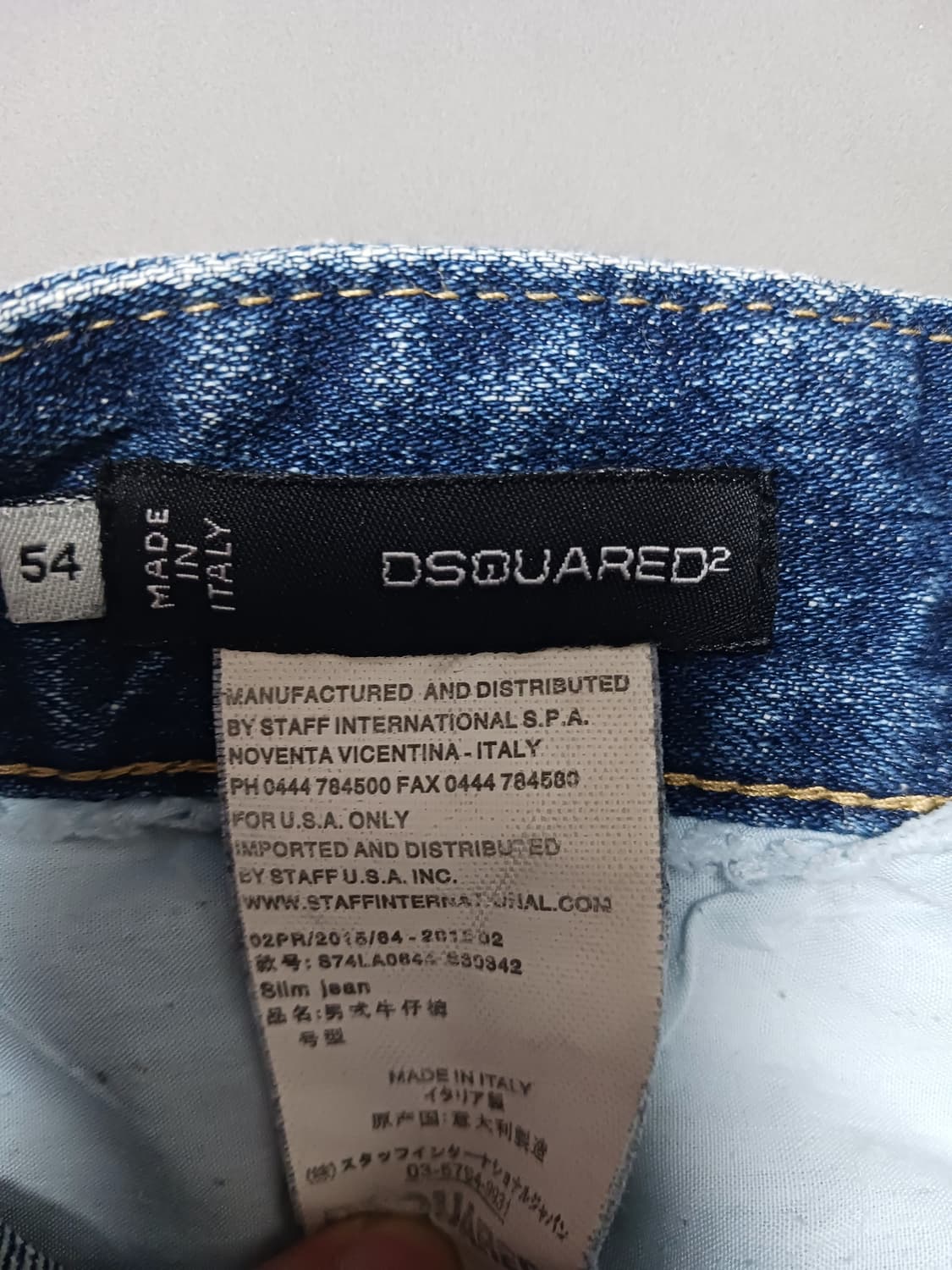 [54] 디스퀘어드2 레드탭 슬림진 청바지 38 39 40 상품이미지10