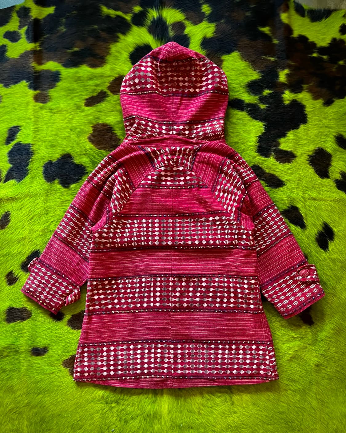 TITICACA Japan Big Hood Ethnic Coat 상품이미지10