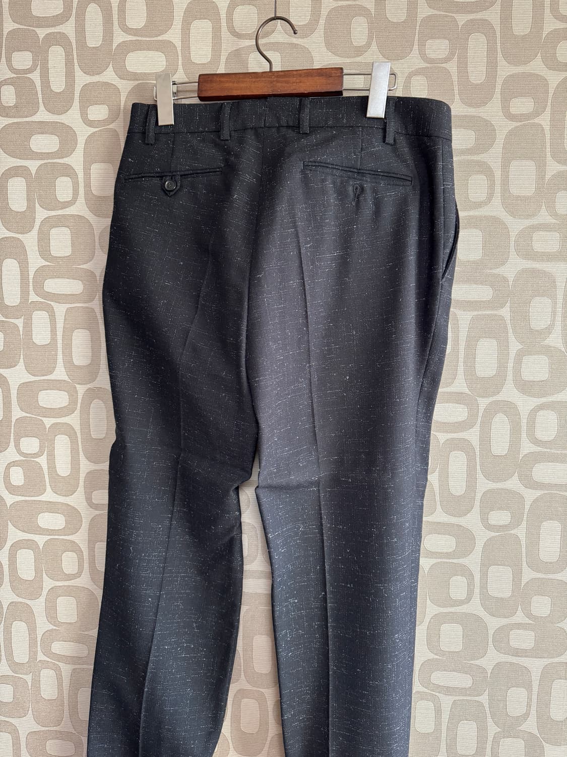 Our Legacy 아워 레가시 블랙 메탈릭 패턴 울 팬츠 바지 46 상품이미지3