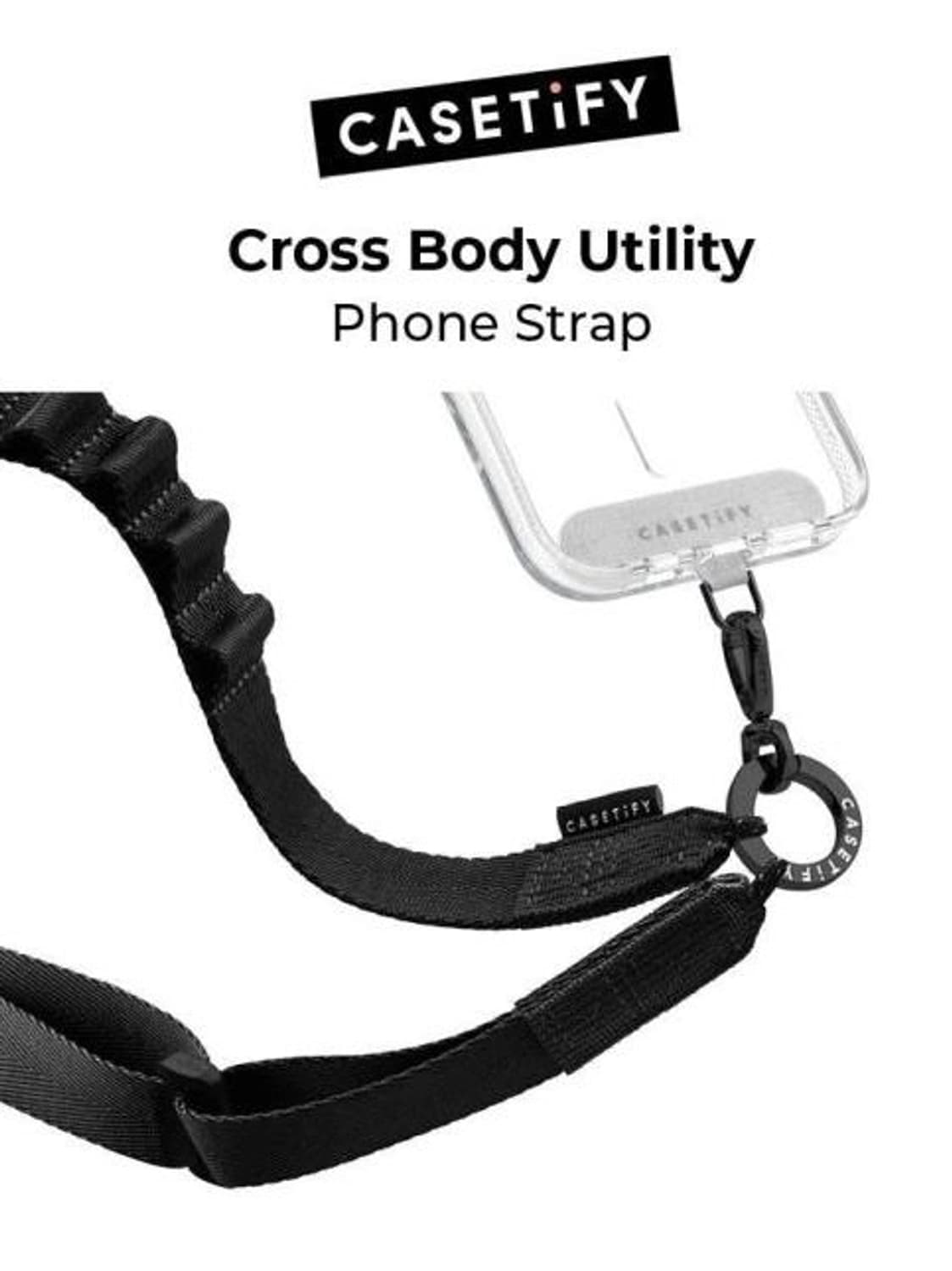 CASETiFY 케이스티파이 유틸리티 크로스바디 스트랩 블랙 상품이미지1