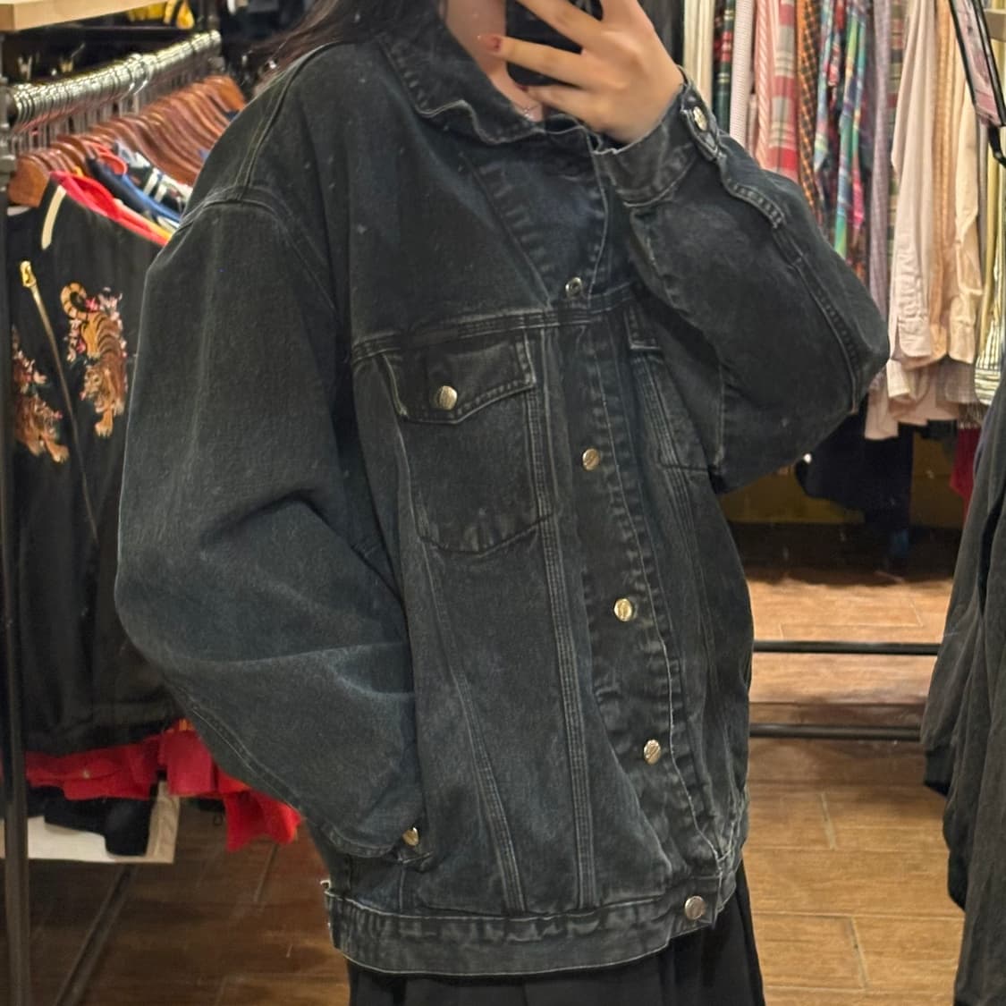 [HI] VTG데님자켓 중청 상품이미지4