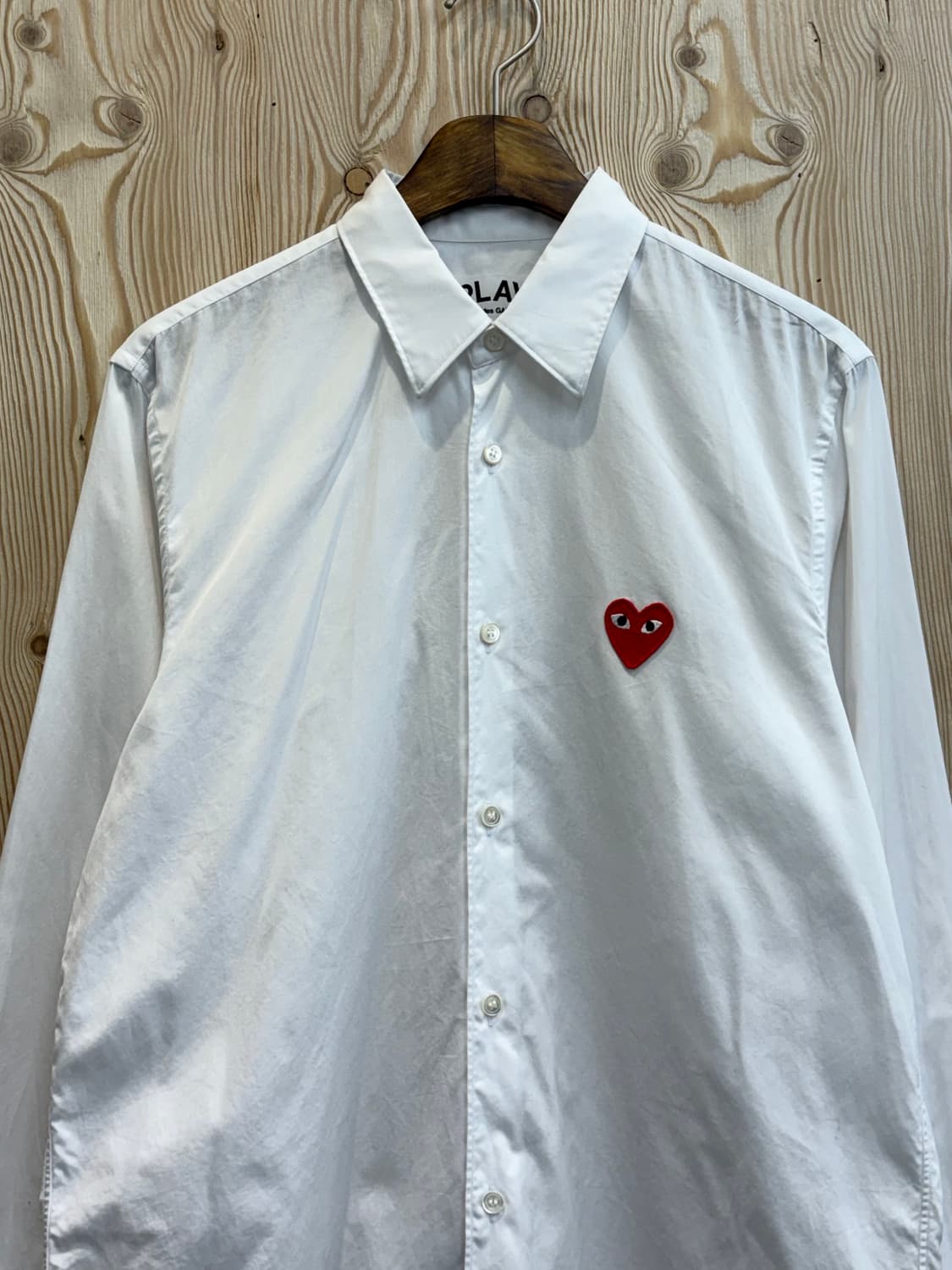 꼼데가르송 플레이 레드 와펜 셔츠 상품이미지2