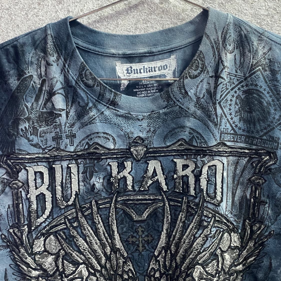버커루 빅로고 타이다이 펑크 반팔티 B4625 상품이미지3