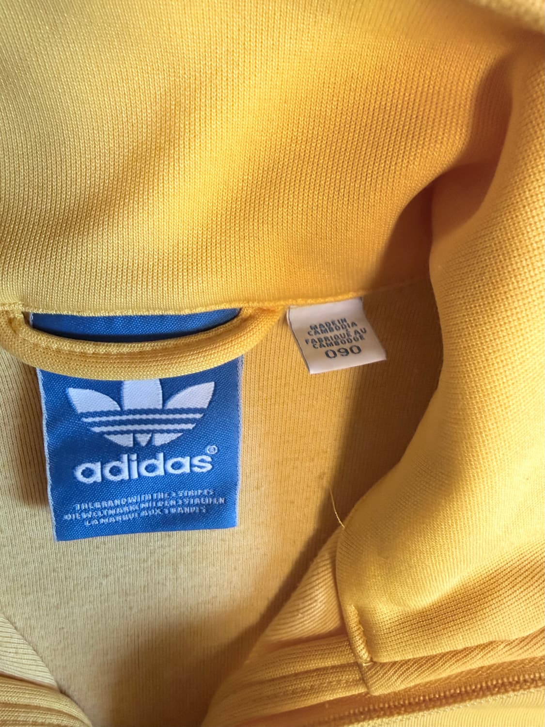 아디다스 파이어버드 유로파 옐로우 그레이 져지 90 상품이미지4