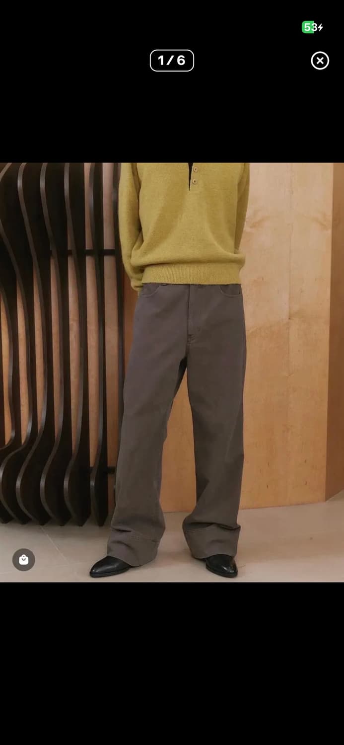 웨이비니스 빈티지 워시드 코튼 팬츠 1 새상품 상품이미지1