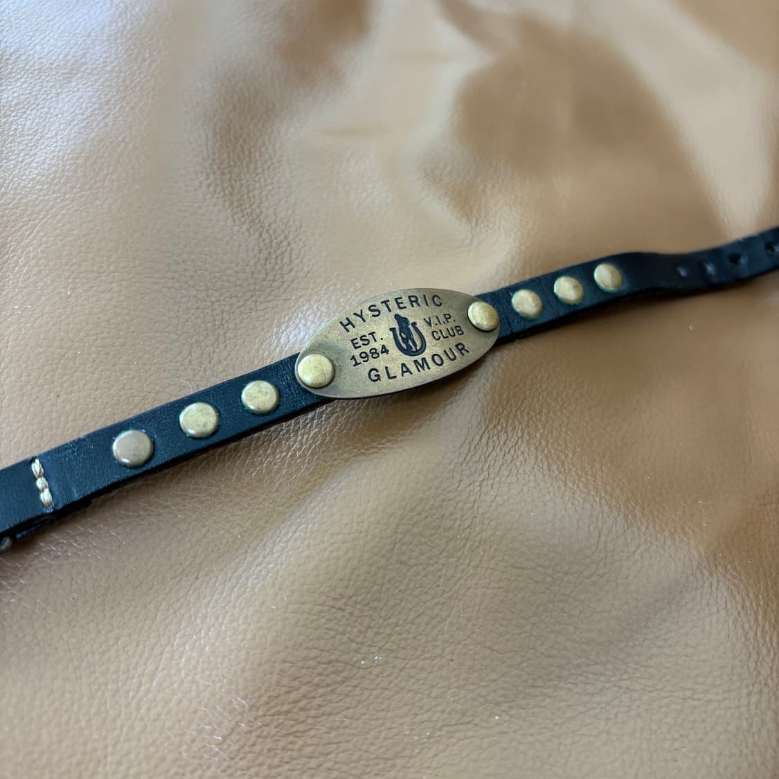 히스테릭글래머 이태리 레더 팔찌 도그태그 브레스 상품이미지3
