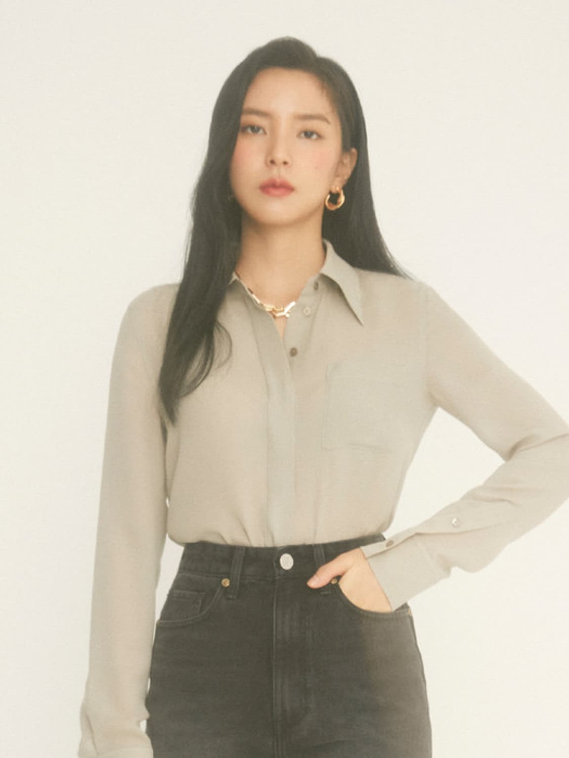 하나보 NO.17 TOP 애쉬그레이 상품이미지5