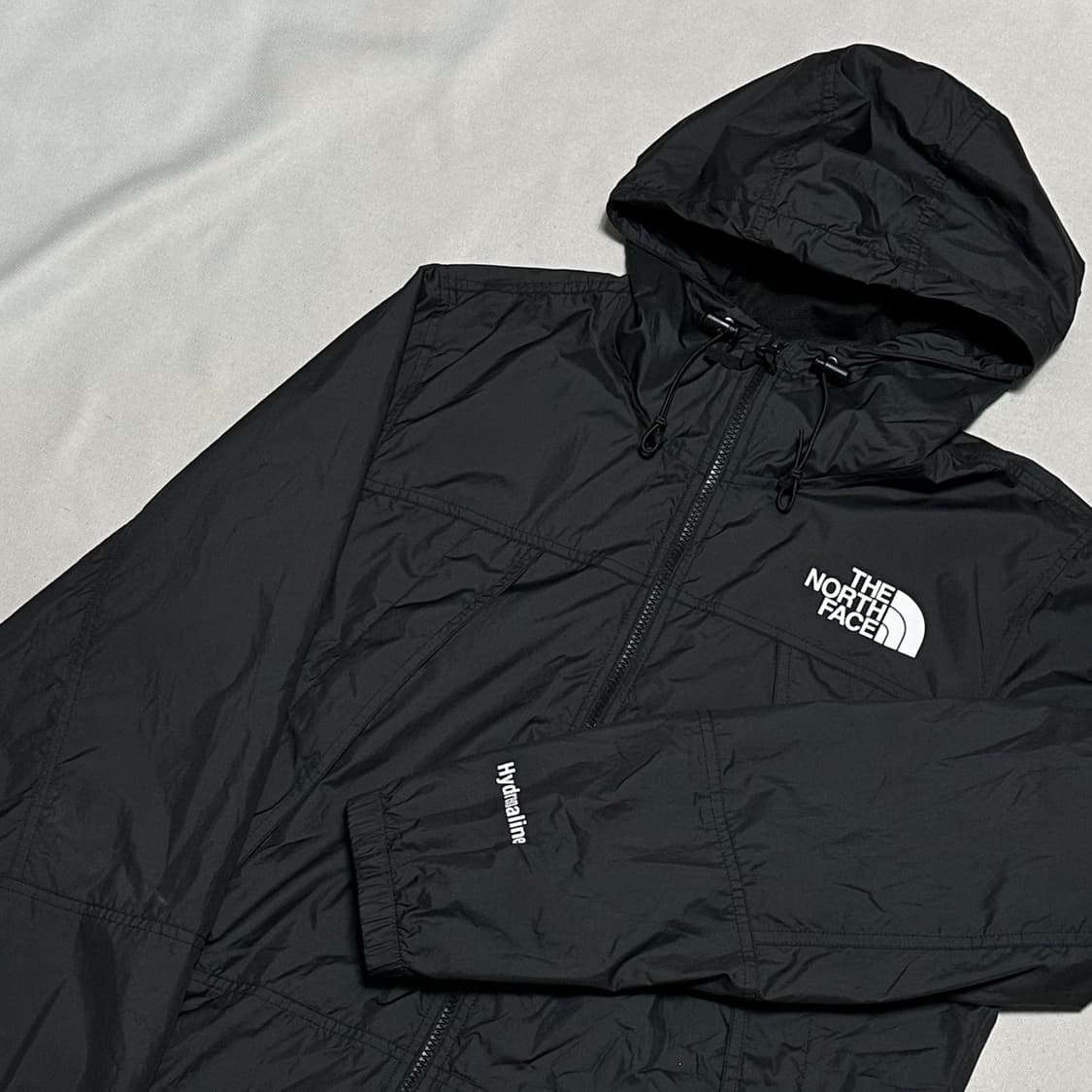 L 노스페이스 하이드레나 블랙 후드 바람막이 상품이미지1