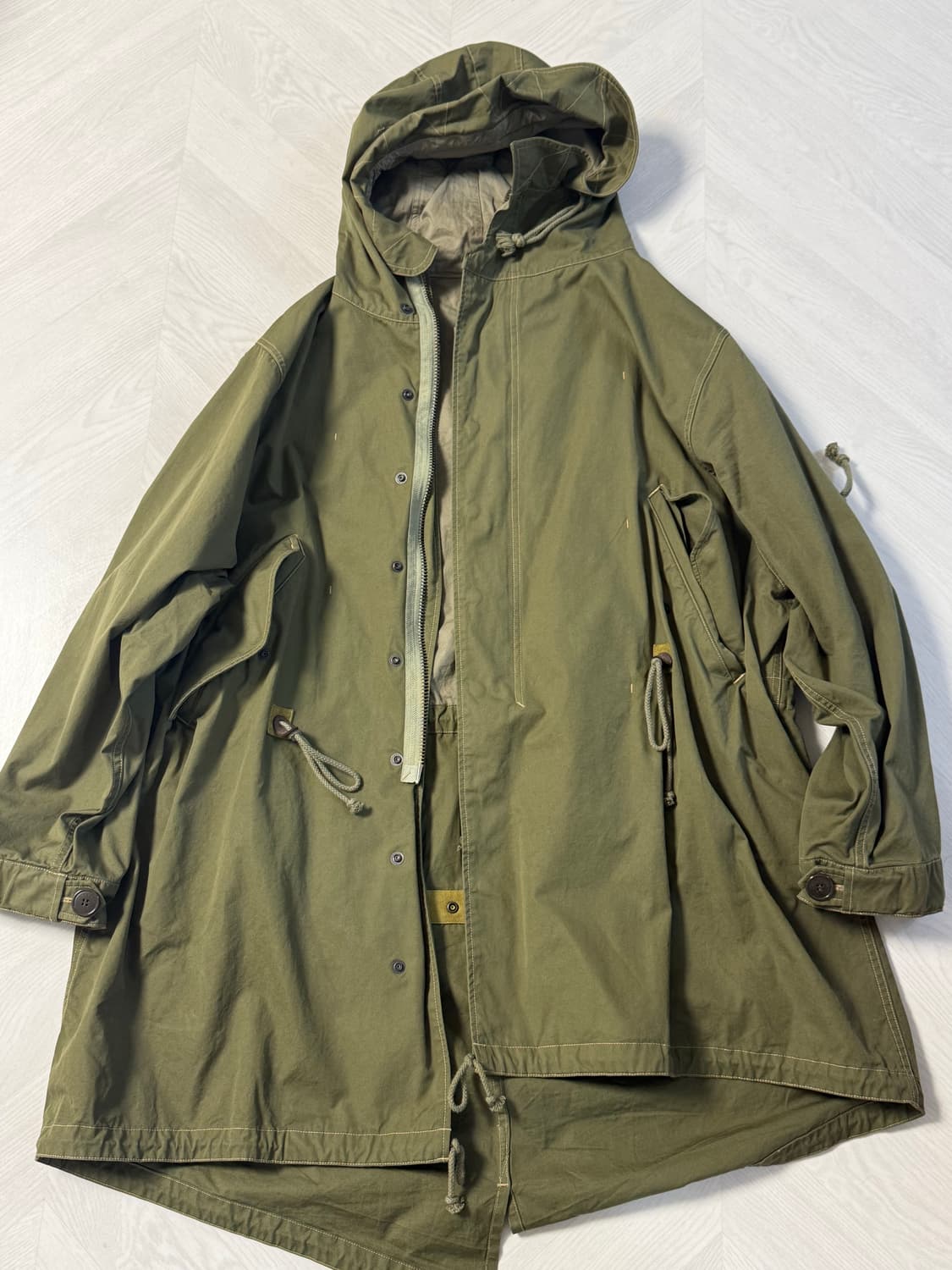 비헤비어 야상 m48 mil parka olive 상품이미지3