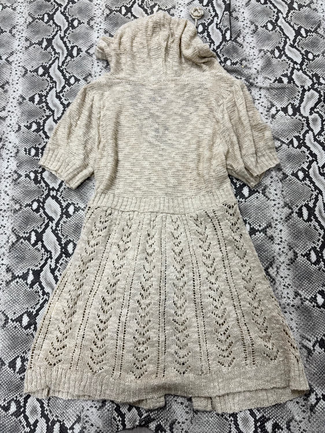 “Vintage” Ivory Hooded Mori Girl Mood Ca 상품이미지7