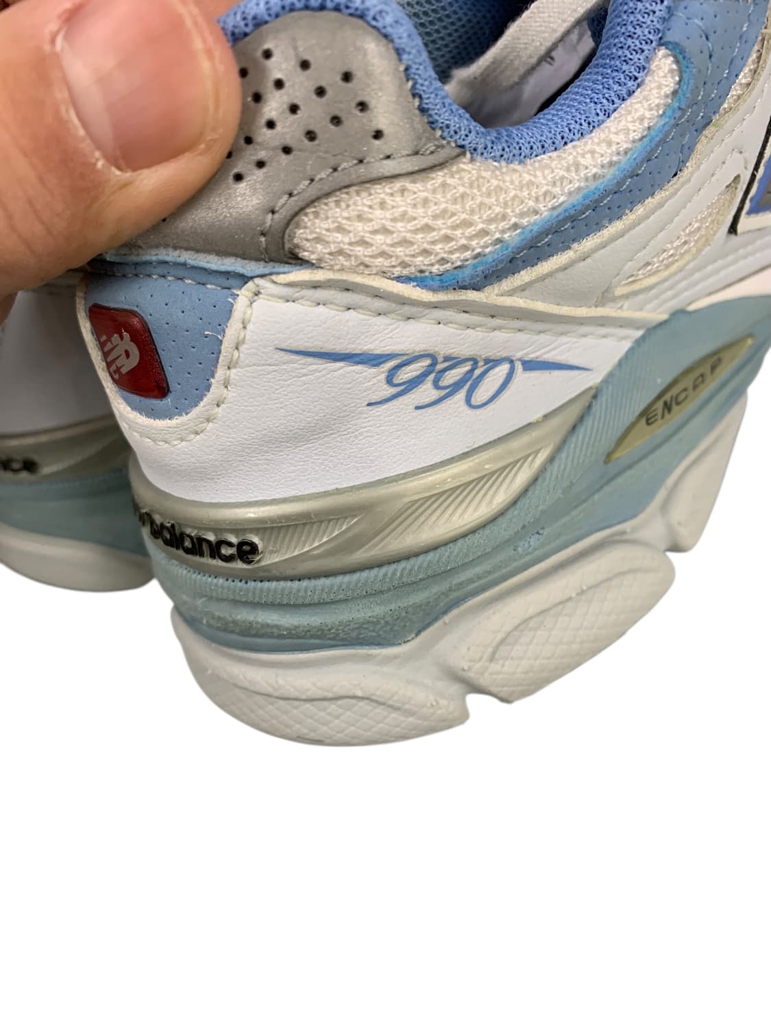 뉴발란스 990 메이드 인 USA 화이트 블루 220 상품이미지10