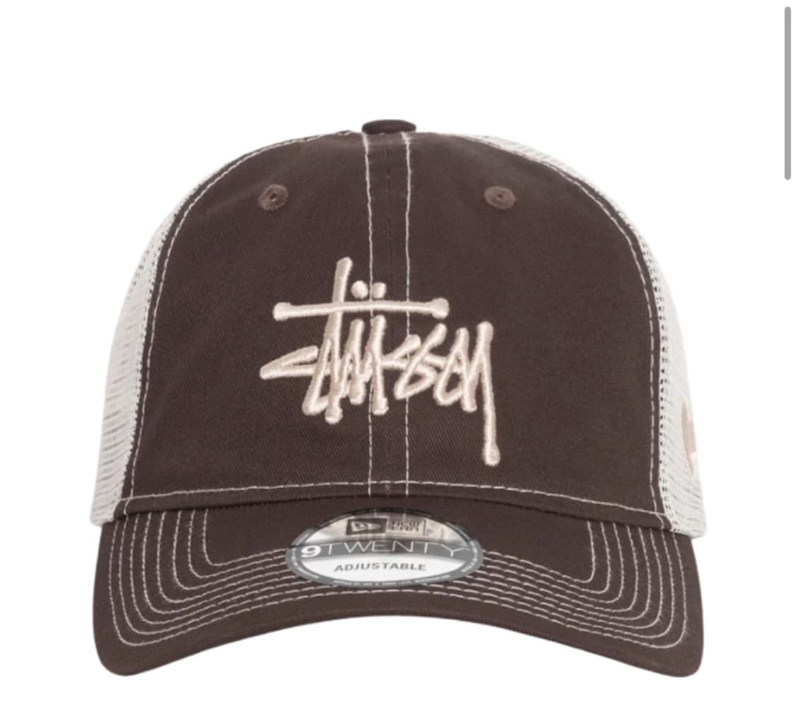 스투시 뉴에라 9Twenty 베이직 트러커 브라운 상품이미지1